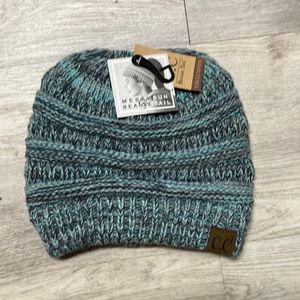 CC Messy Bun Beanie